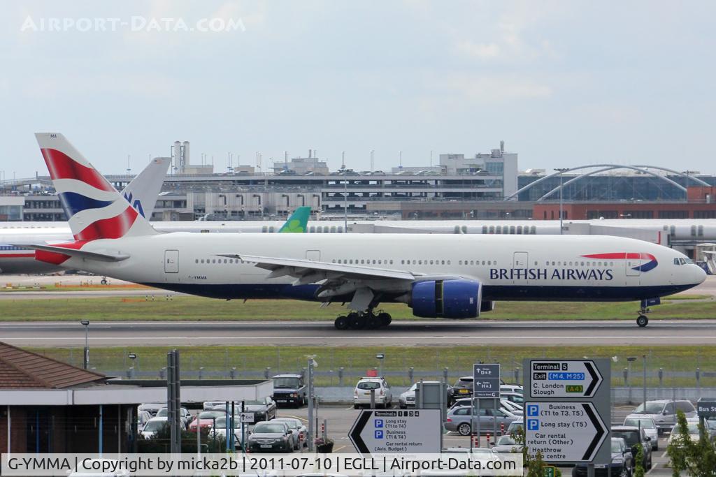 G-YMMA, 1999 Boeing 777-236 C/N 30302, Taxiing
