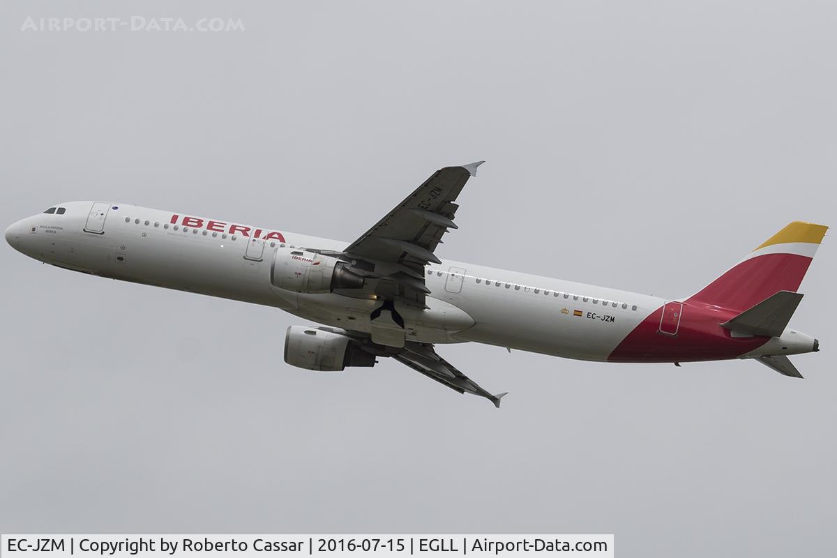 EC-JZM, 2007 Airbus A321-212 C/N 2996, HEATHROW