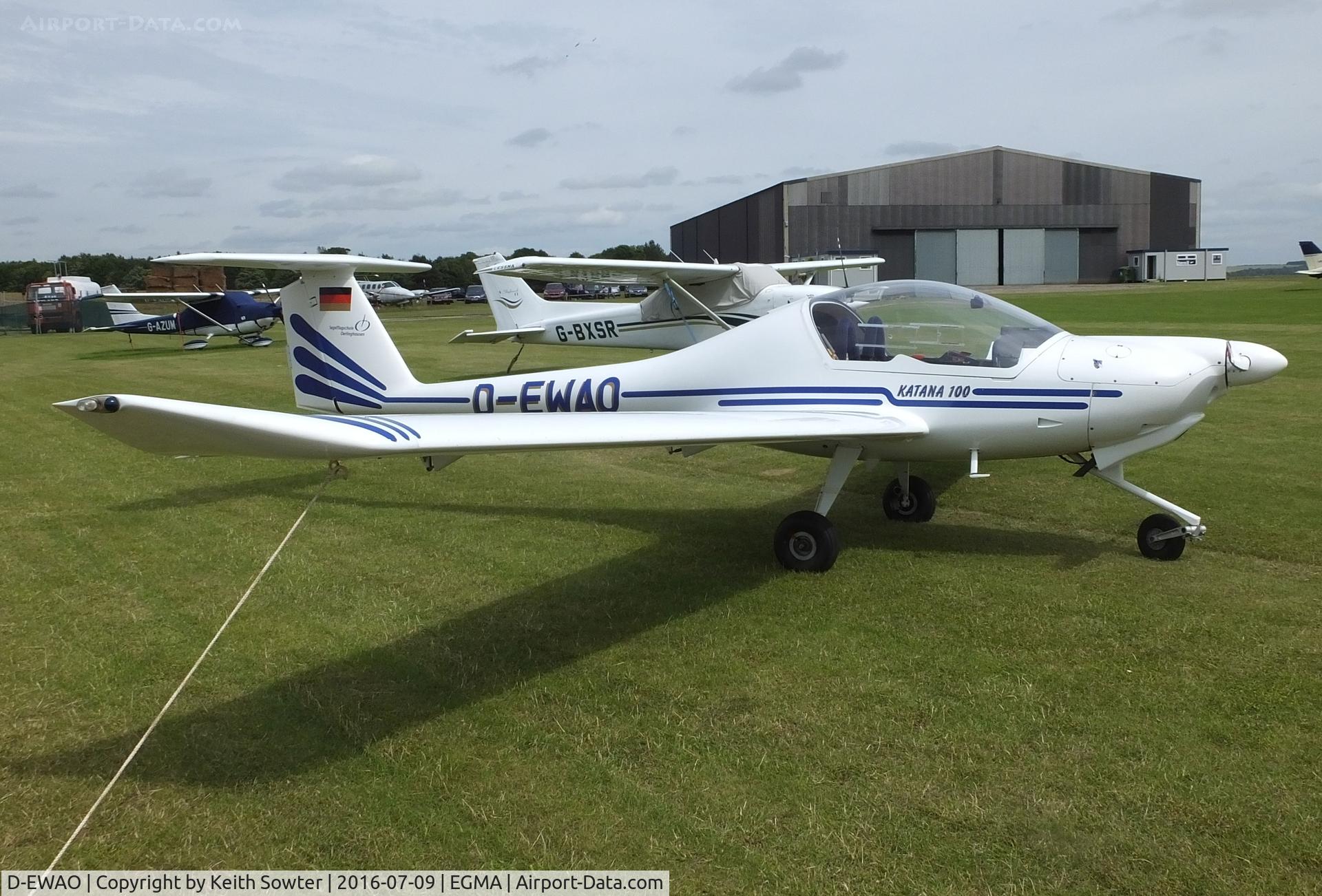 D-EWAO, HOAC DV-20 Katana C/N 20085, Visiting aircraft
