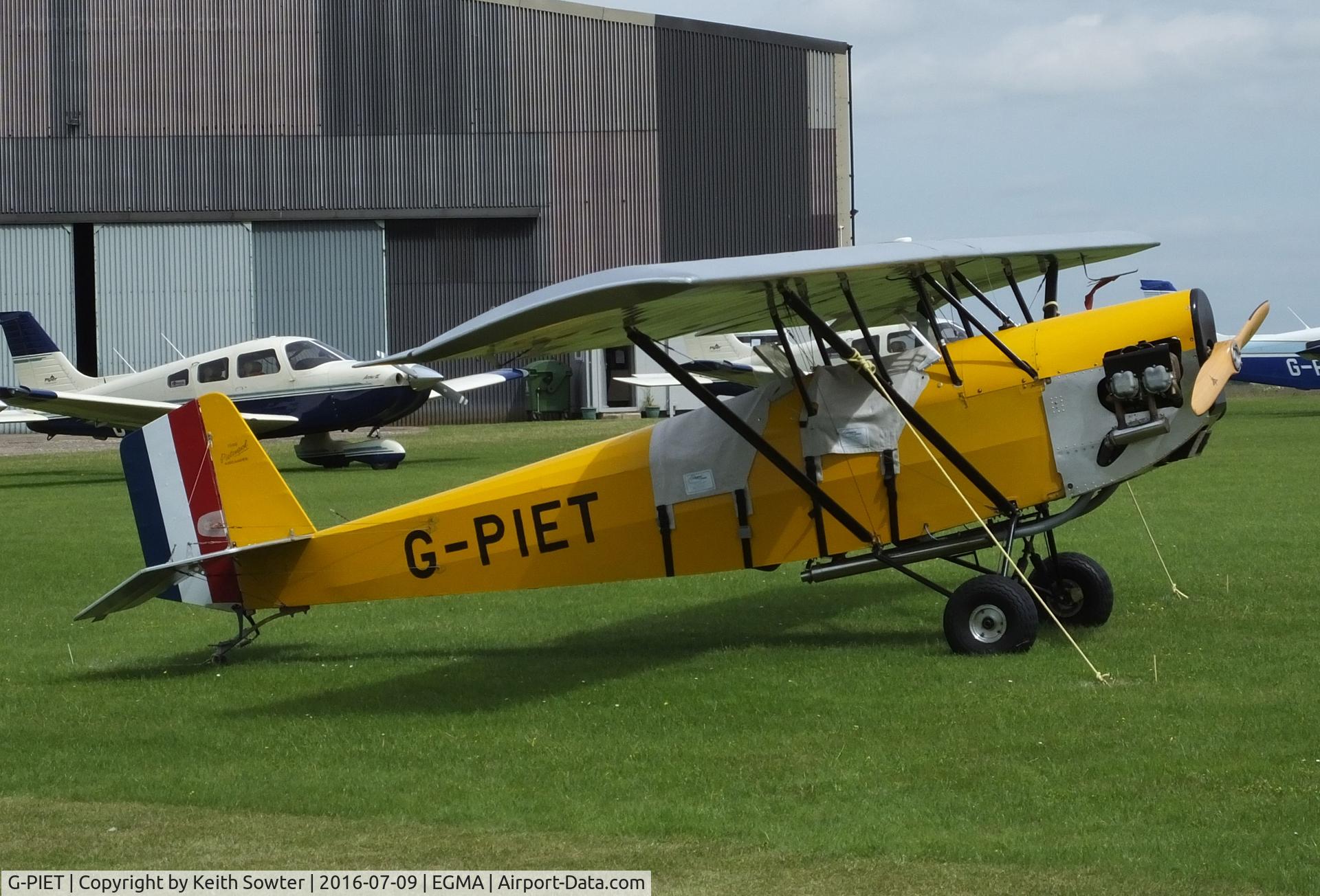 G-PIET, 1999 Pietenpol Air Camper C/N PFA 047-12267, Visiting aircraft