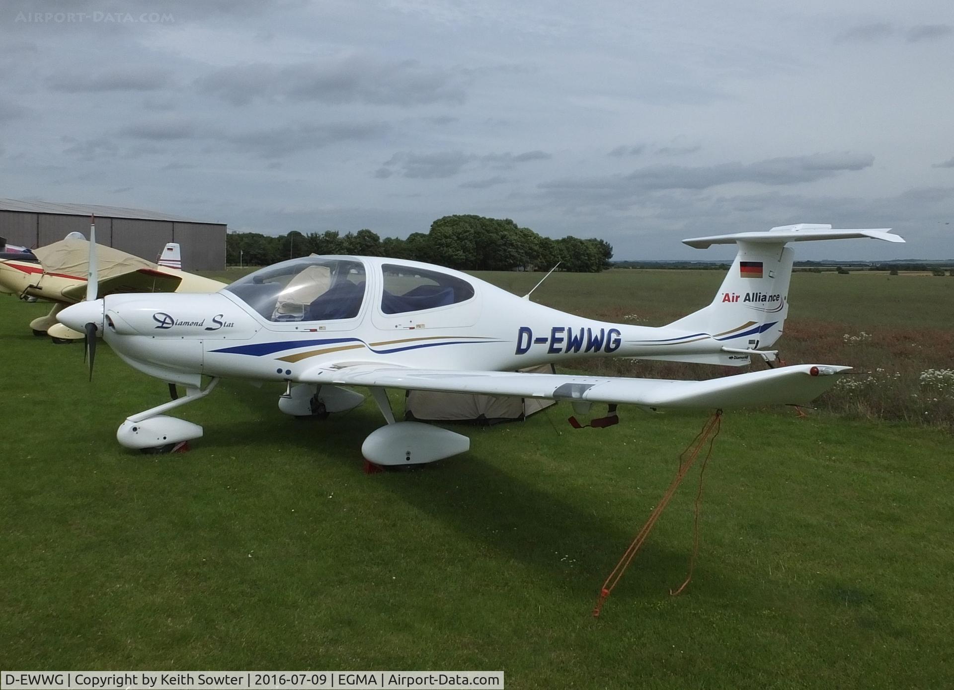 D-EWWG, Diamond DA-40 Diamond Star C/N 40.027, Visiting aircraft