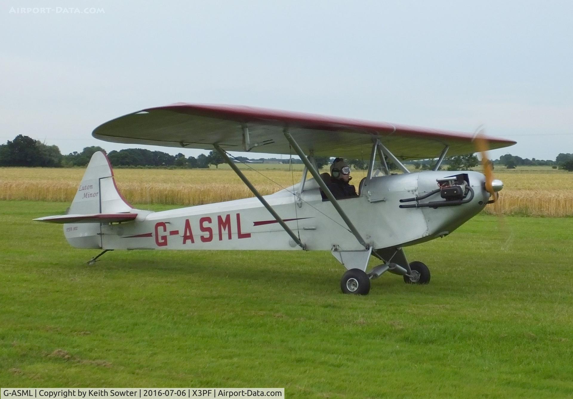 G-ASML, 1966 Luton LA4A Minor C/N PFA 802, Based aircraft