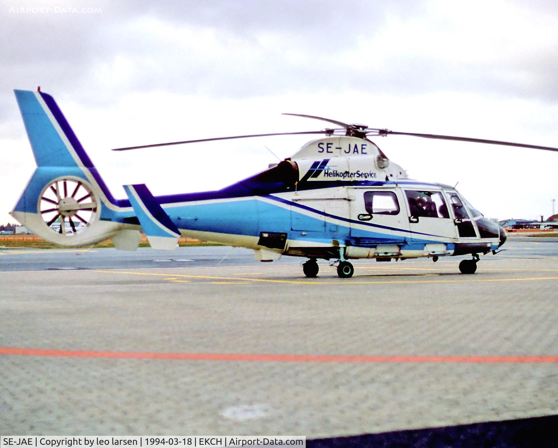SE-JAE, 1991 Aerospatiale AS-365N-2 Dauphin Dauphin C/N 6416, Copenhagen 18.3.94