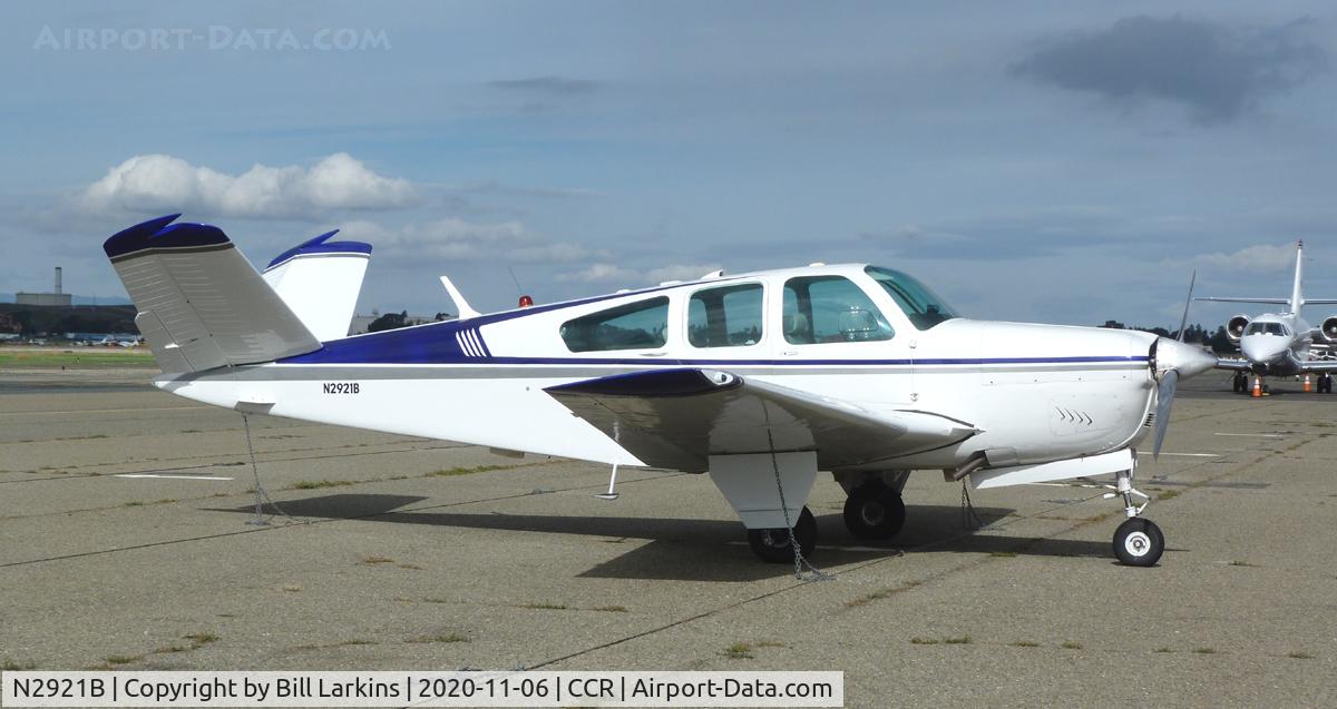 N2921B, 1964 Beech S35 Bonanza C/N D-7372, Visitor from Oregon.