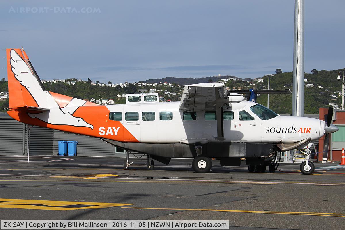 ZK-SAY, 2000 Cessna 208B Grand Caravan C/N 208B-0861, Just waking up for the day