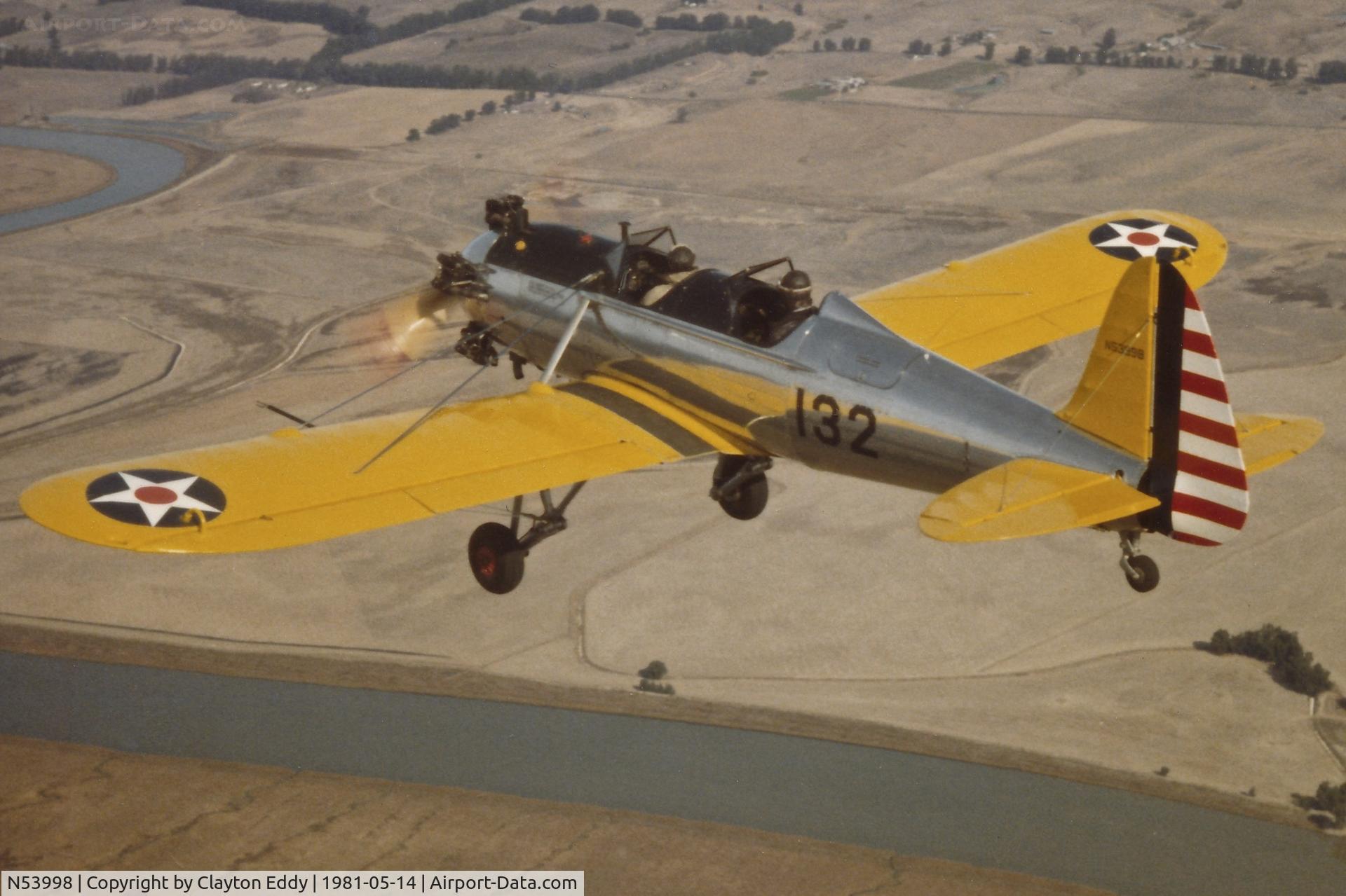 N53998, 1941 Ryan Aeronautical ST3KR C/N 1053, Rick Thompson N53998 S/N 1053