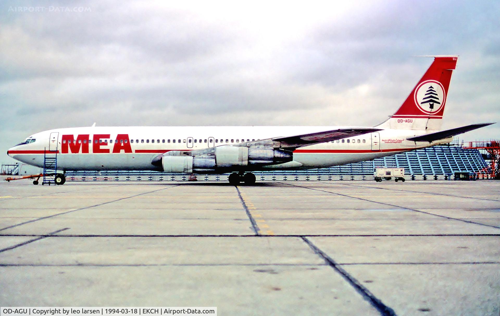 OD-AGU, 1968 Boeing 707-347C C/N 19966, Copenhagen 18.3.94