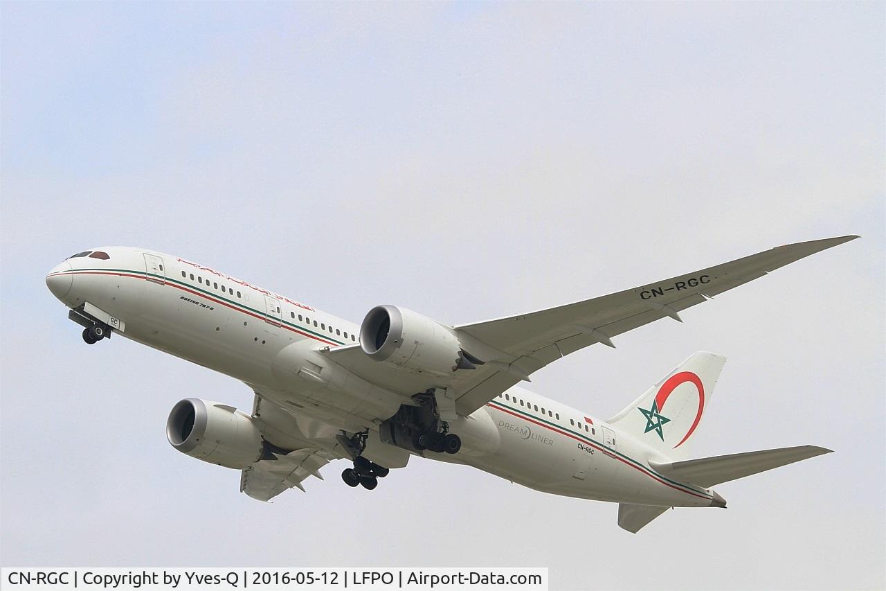 CN-RGC, 2010 Boeing 787-8 Dreamliner C/N 35508, Boeing 787-8 Dreamliner, Take off rwy 26, Paris Orly airport (LFPO-ORY)