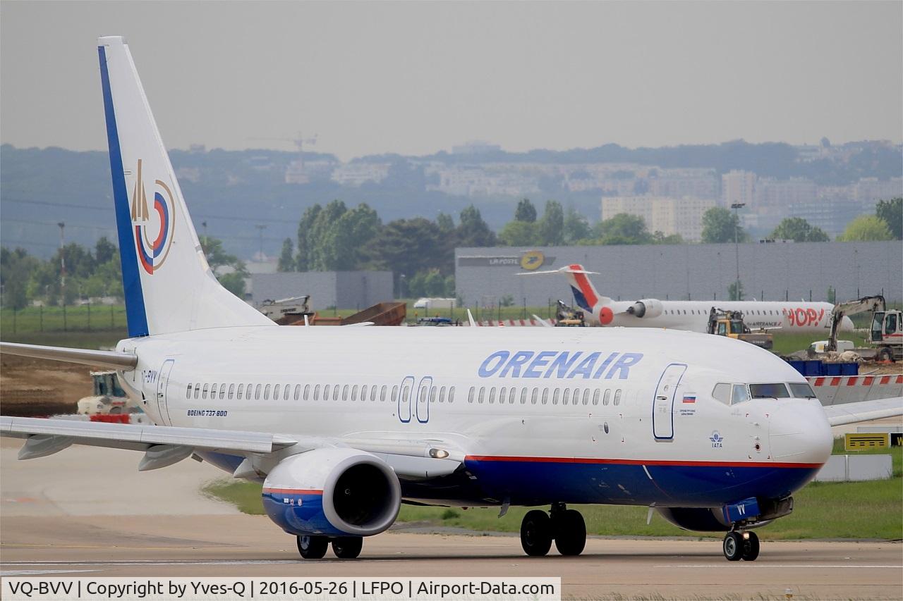 VQ-BVV, 2014 Boeing 737-8LJ C/N 41201, Boeing 737-8LJ, Lining up rwy 08, Paris-Orly Airport (LFPO-ORY)
