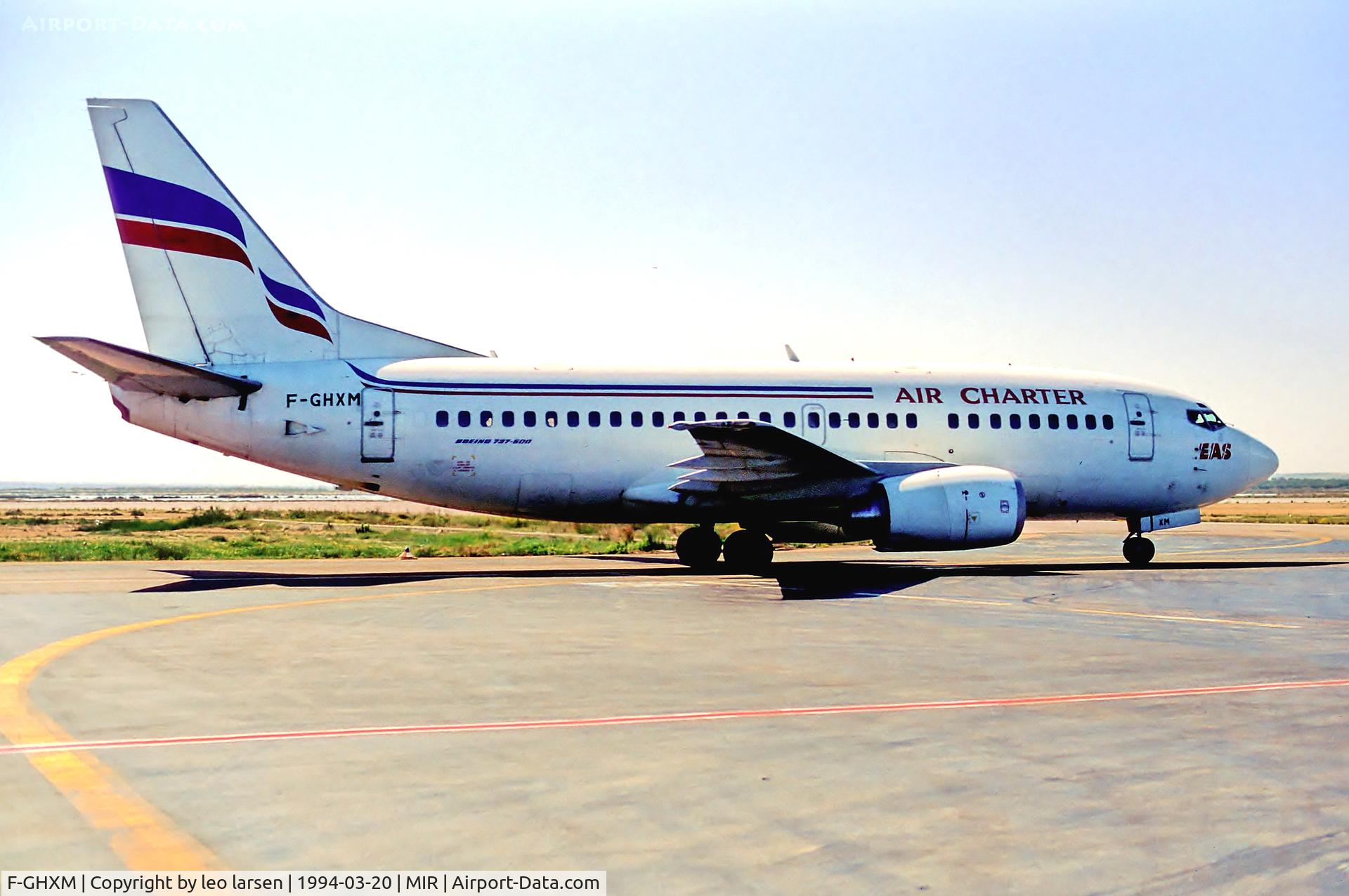F-GHXM, 1990 Boeing 737-53A C/N 24788, MIR Monestir 20.3.94