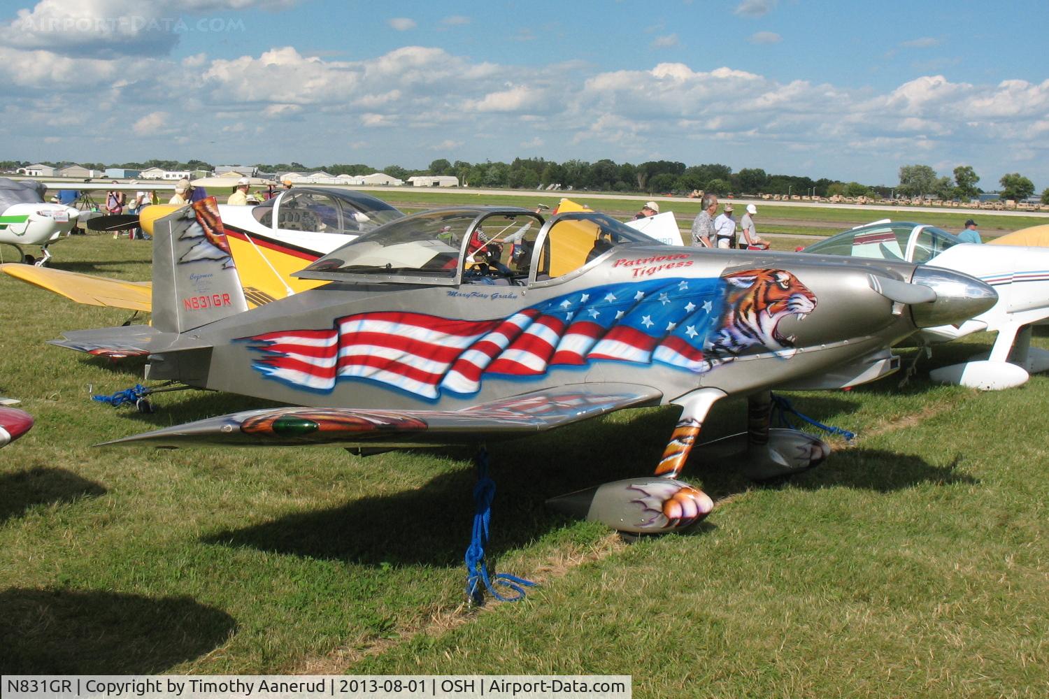 N831GR, Thorp T-18 Tiger C/N 831, Thorp T-18, c/n: 831
