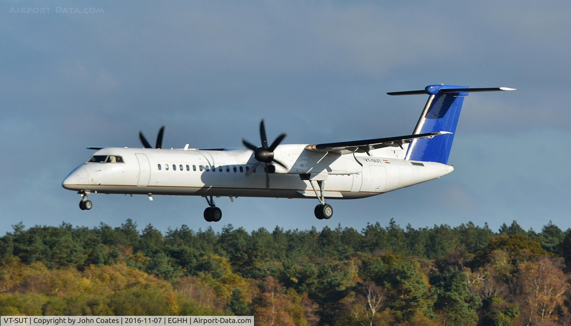 VT-SUT, 2010 Bombardier DHC-8-402 Dash 8 C/N 4356, Arriving on delivery stop