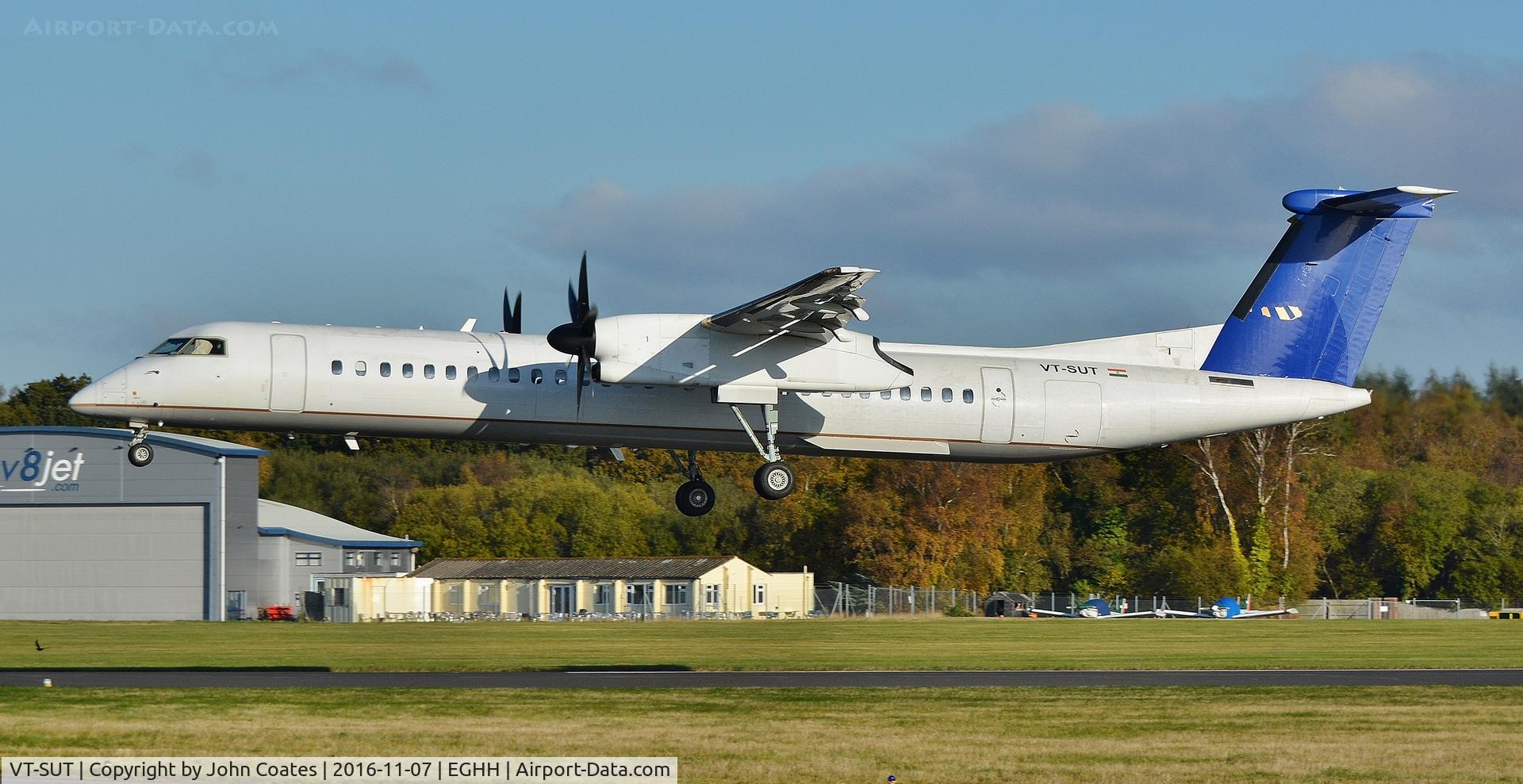 VT-SUT, 2010 Bombardier DHC-8-402 Dash 8 C/N 4356, On delivery still in basic Continental Express colours