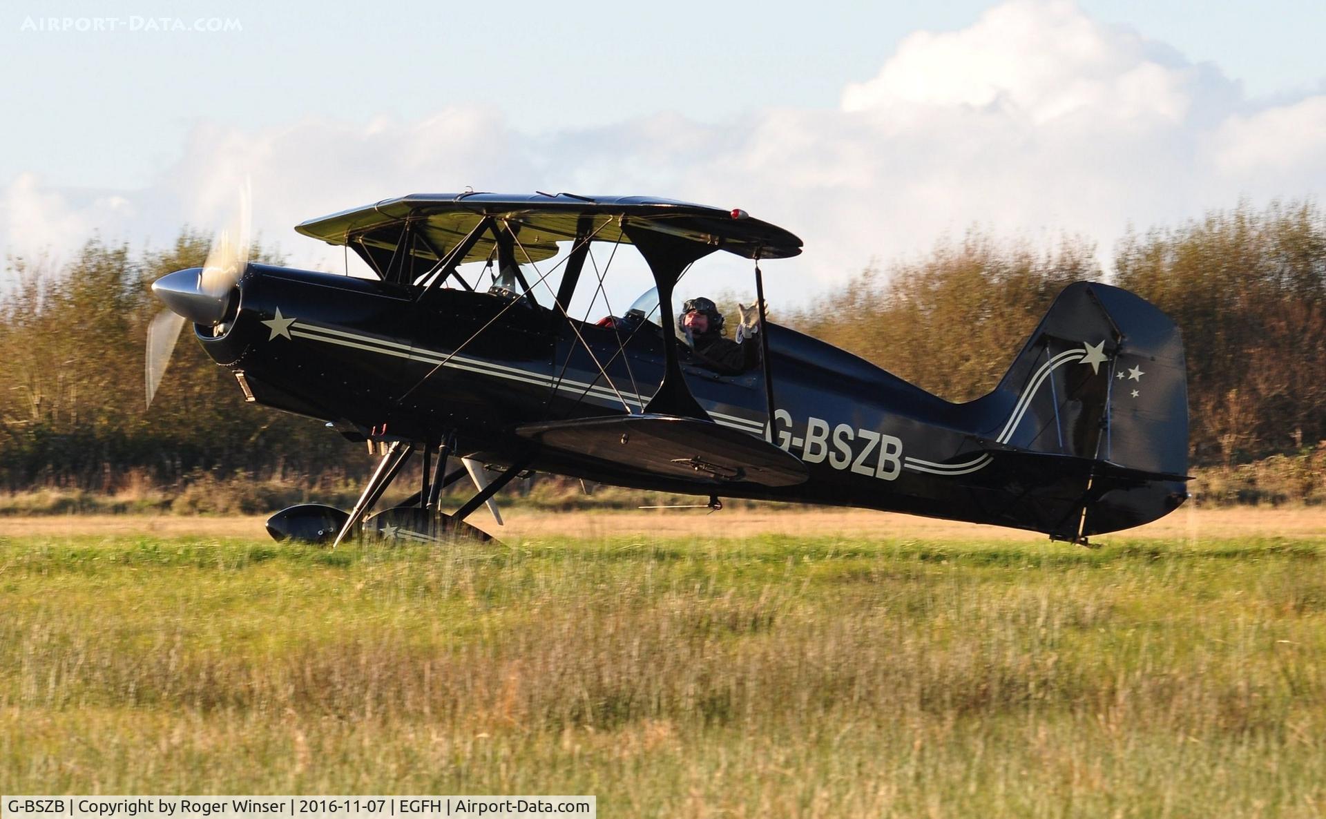 G-BSZB, 1981 Stolp SA-300 Starduster Too C/N 545, Resident Stolp biplane.
