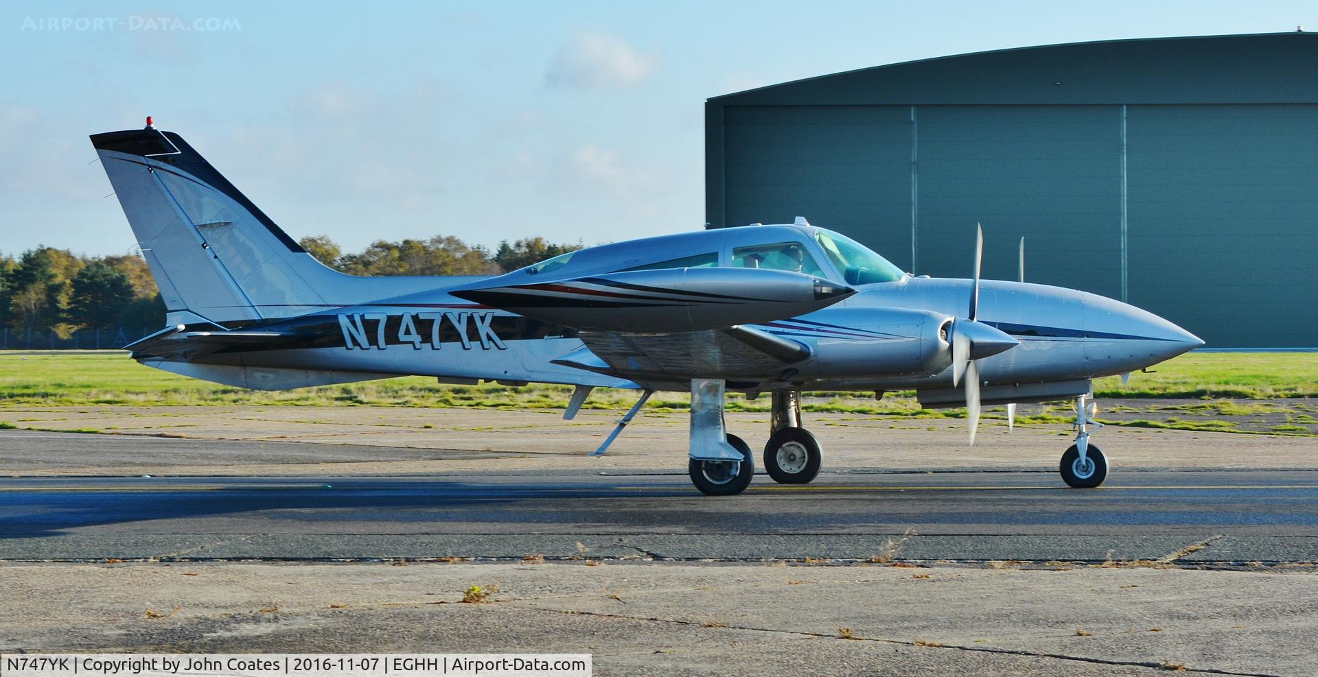 N747YK, 1975 Cessna 310R C/N 310R0138, Taxiing to depart