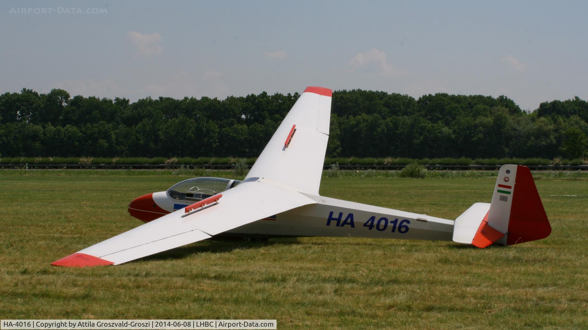 HA-4016, 1958 Schleicher Ka-7 Rhonadler C/N 367, Békéscsaba Airport, Hungary