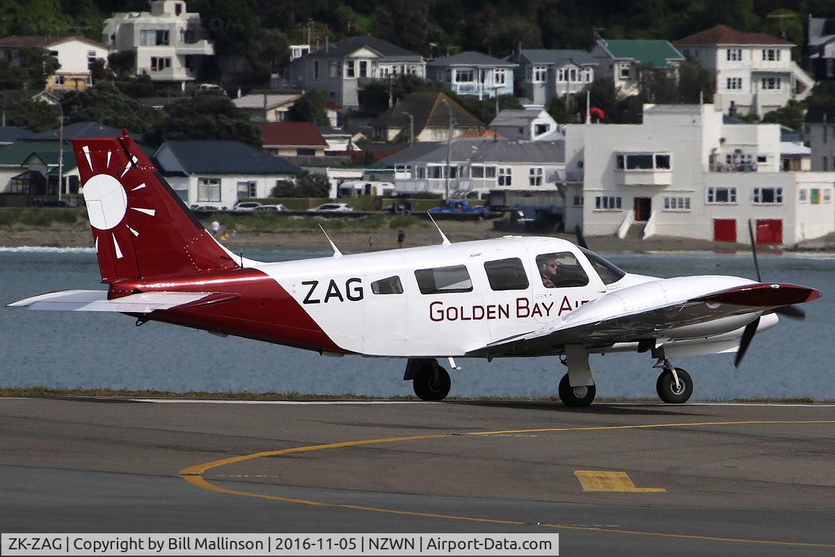 ZK-ZAG, Piper PA-34-220T Seneca C/N 34-8333002, back to Takaka