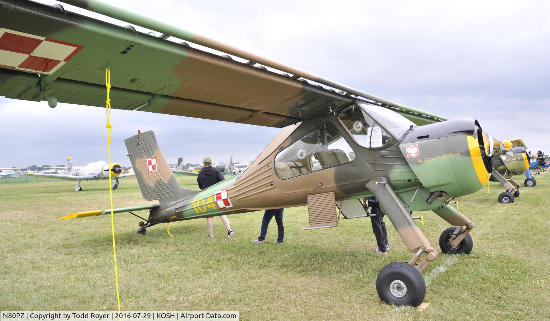 N80PZ, 1990 PZL-Okecie PZL-104 Wilga 80 C/N CF20900903, Airventure 2016