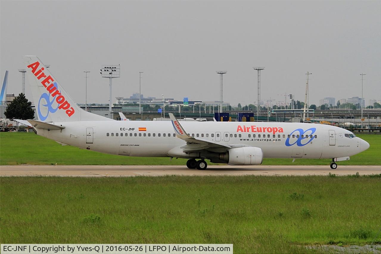 EC-JNF, 2006 Boeing 737-85P C/N 33977, Boeing 737-85P, take off run rwy 08, Paris-Orly airport (LFPO-ORY)