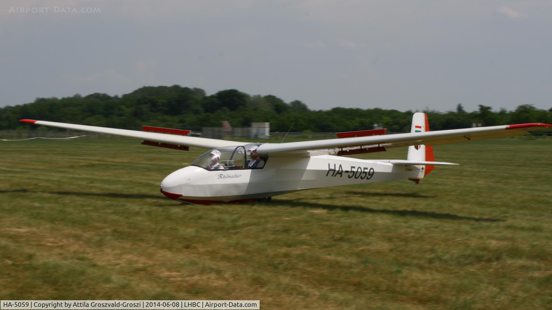 HA-5059, 1964 Schleicher Ka-7 Rhonadler C/N 7170, Békéscsaba Airport, Hungary