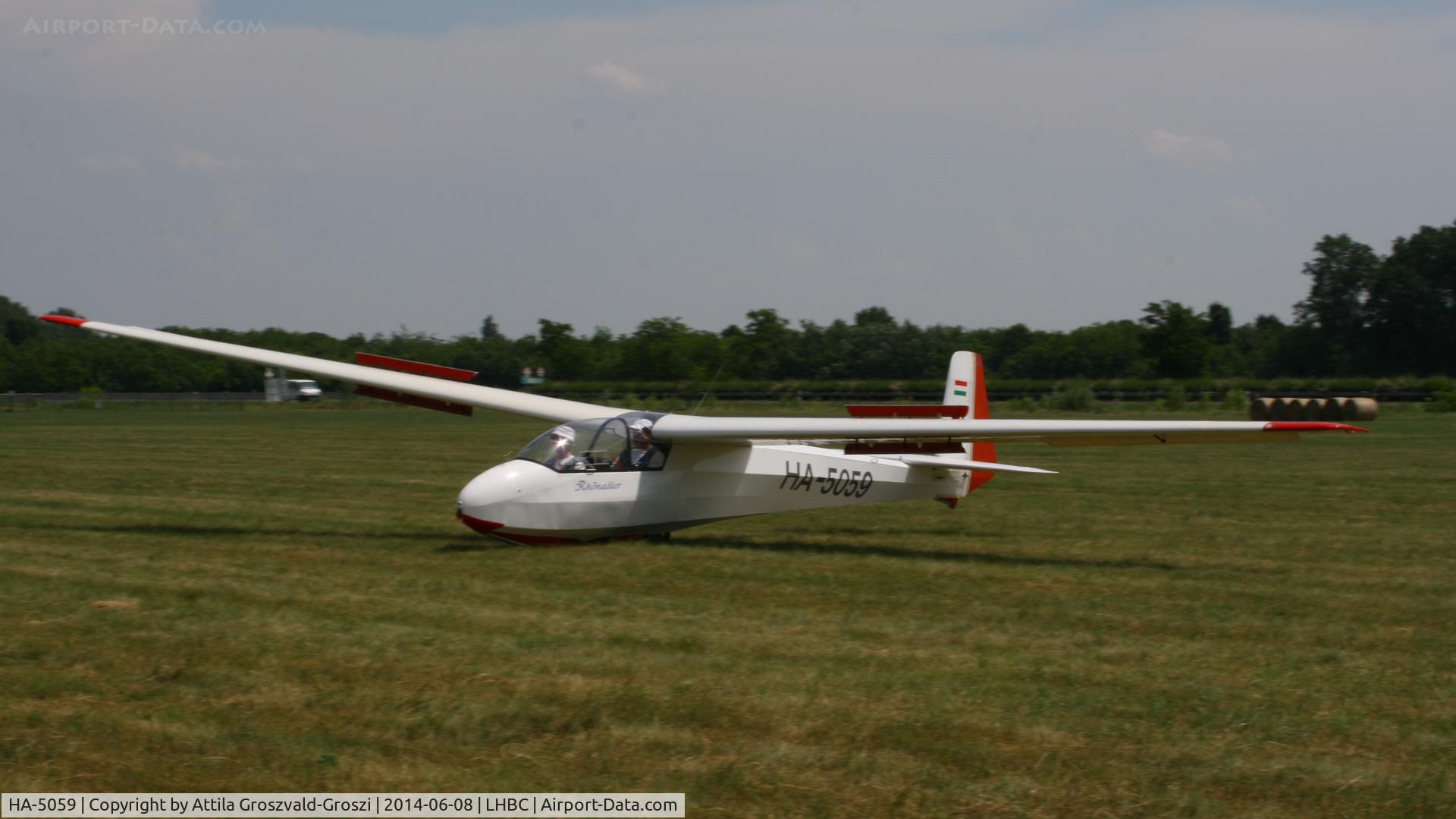 HA-5059, 1964 Schleicher Ka-7 Rhonadler C/N 7170, Békéscsaba Airport, Hungary