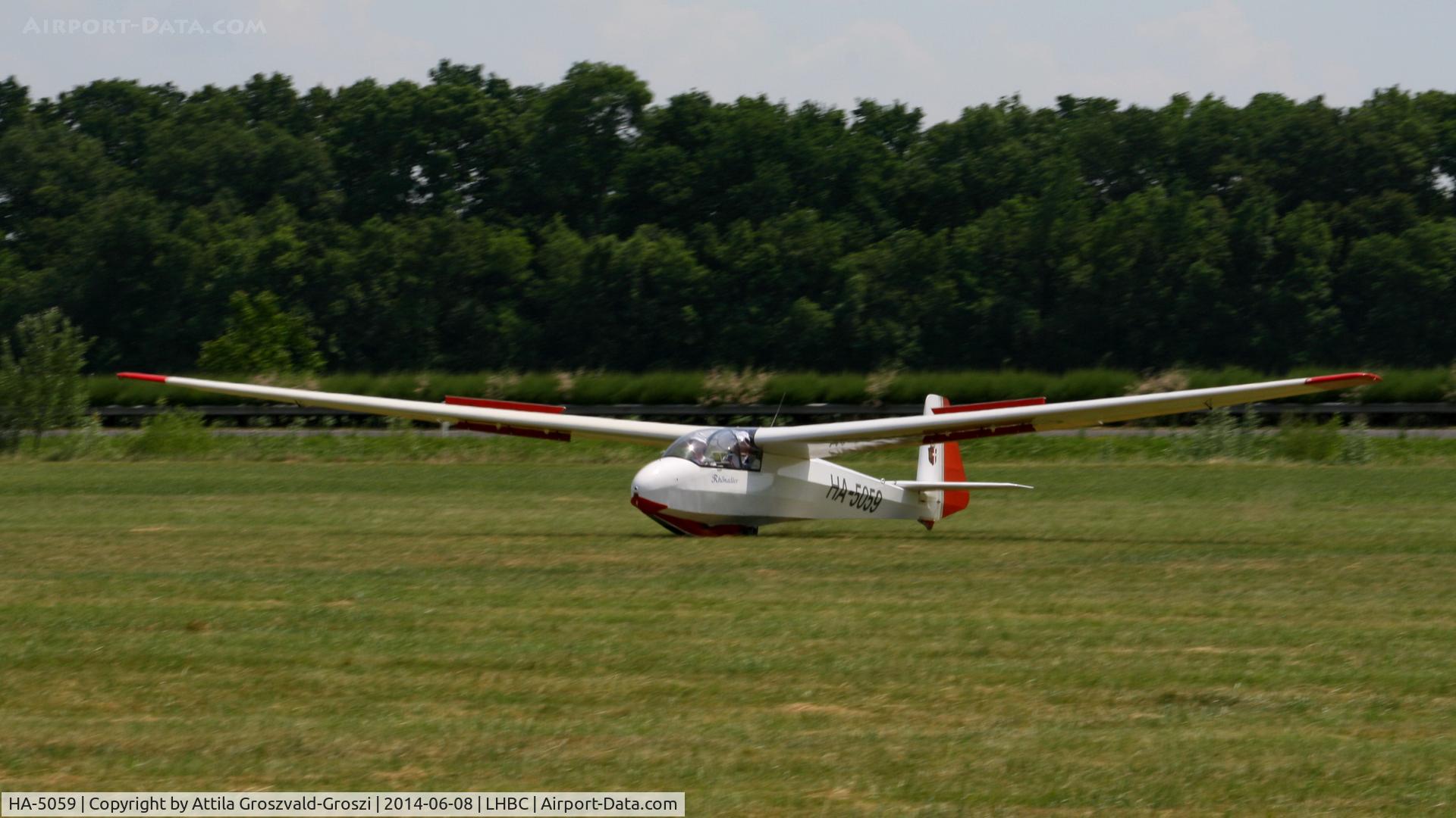 HA-5059, 1964 Schleicher Ka-7 Rhonadler C/N 7170, Békéscsaba Airport, Hungary