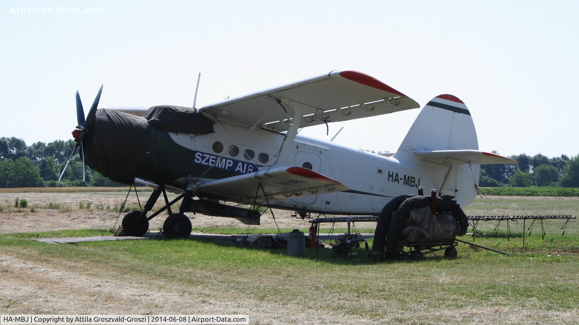 HA-MBJ, 1975 PZL-Mielec An-2R C/N 1G166-28, Nagyszénás agricultural airport and take-off field, Hungary