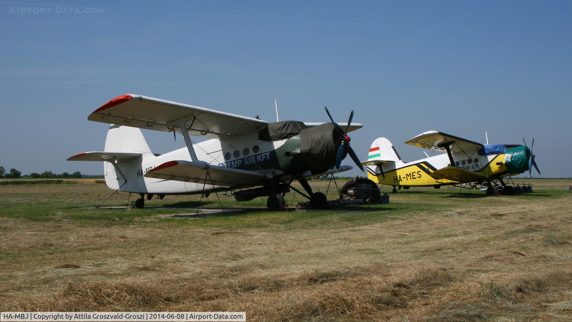 HA-MBJ, 1975 PZL-Mielec An-2R C/N 1G166-28, Nagyszénás agricultural airport and take-off field, Hungary
