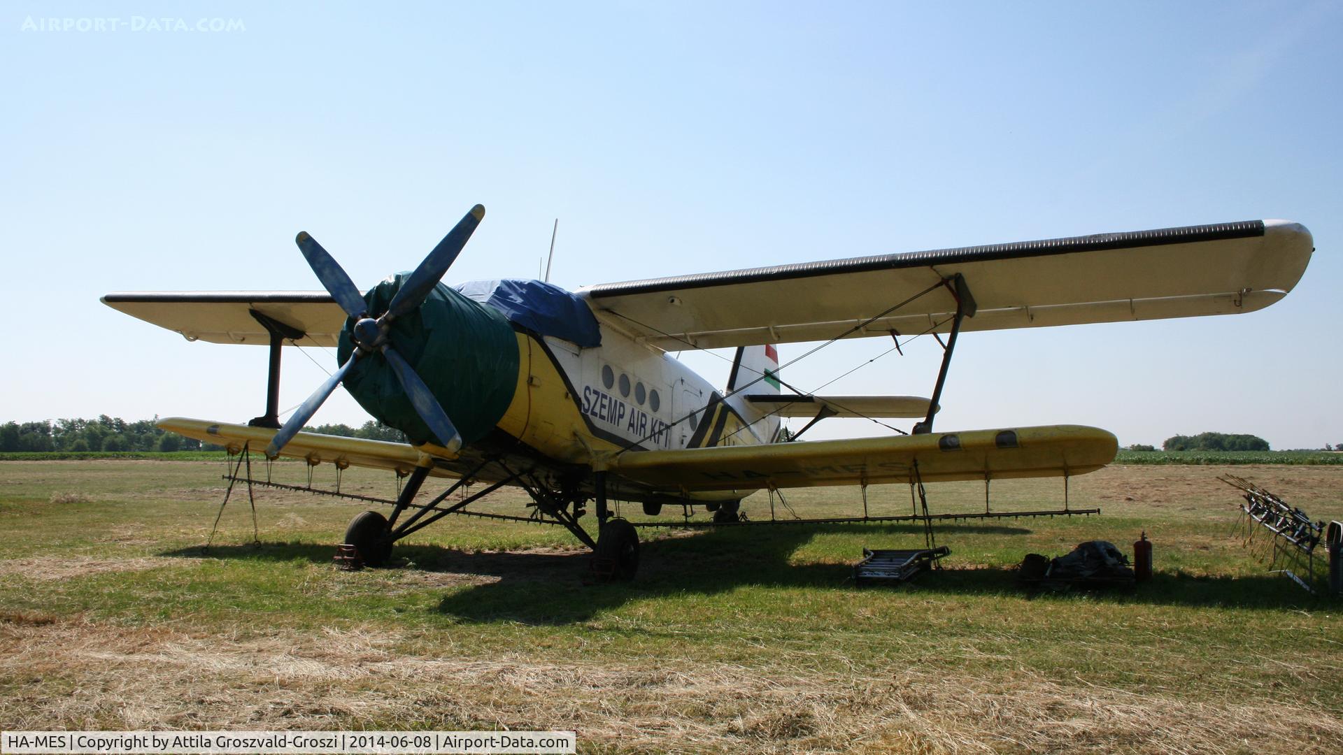 HA-MES, 1981 PZL-Mielec AN-2R C/N 1G194-28, Nagyszénás agricultural airport and take-off field, Hungary
