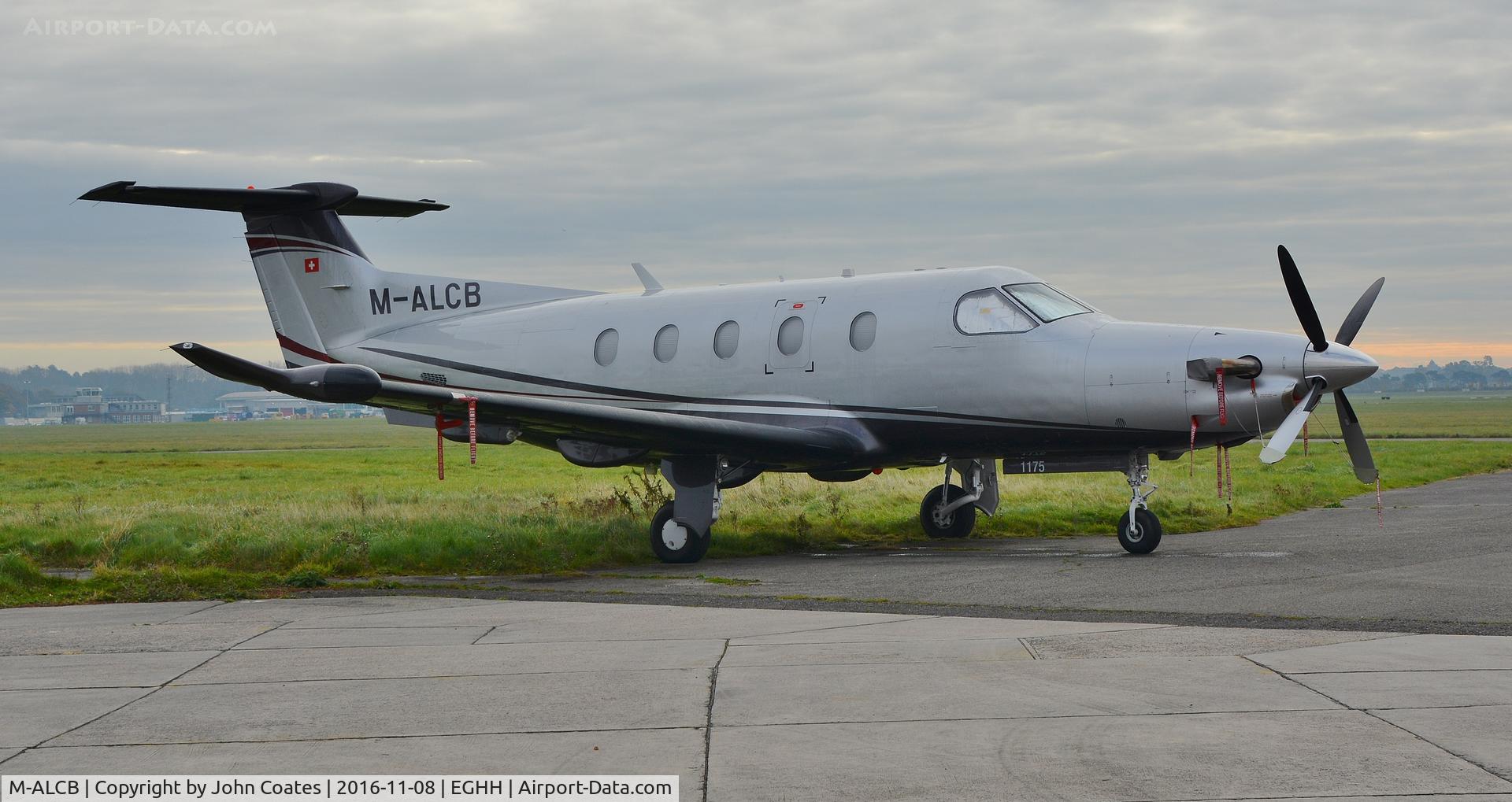 M-ALCB, 2009 Pilatus PC-12/47E C/N 1175, At Pilatus Centre