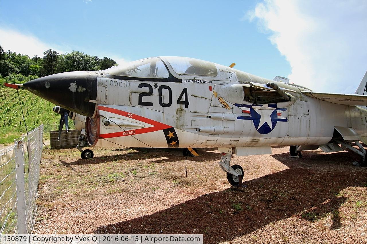 150879, Vought F-8E(FN) Crusader C/N 1202, Vought F-8E(FN), Preserved at Savigny-Les Beaune Museum