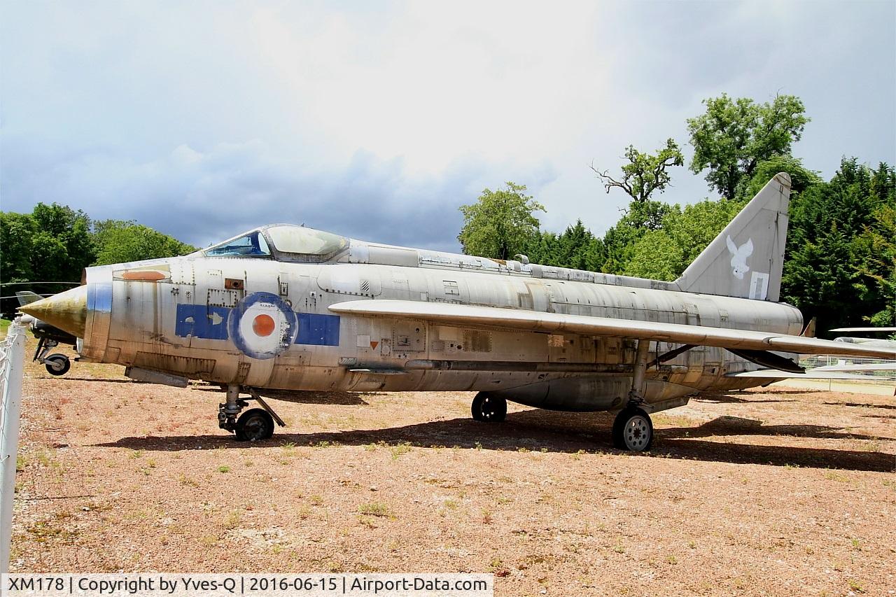 XM178, 1960 English Electric Lightning F.1A C/N 95065, English Electric Lightning F.1A, Preserved at Savigny-Les Beaune Museum
