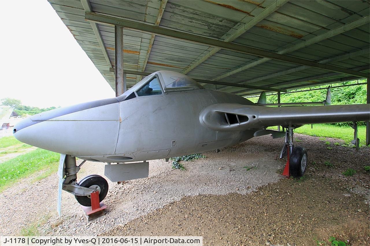 J-1178, 1952 De Havilland (FFA) Vampire FB.6 (DH-100) C/N 687, De Havilland (FFA) Vampire FB.6 (DH-100), Preserved at Savigny-Les Beaune Museum