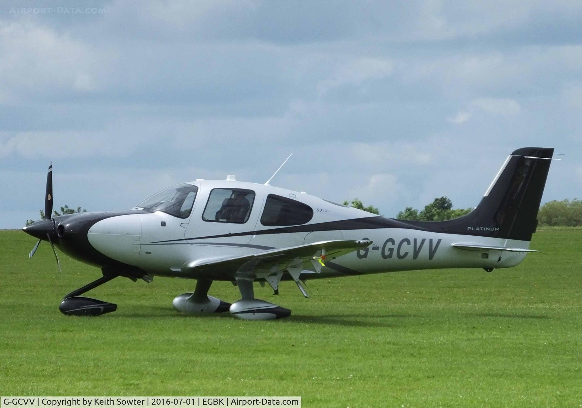 G-GCVV, 2015 Cirrus SR22 C/N 4244, visiting aircraft