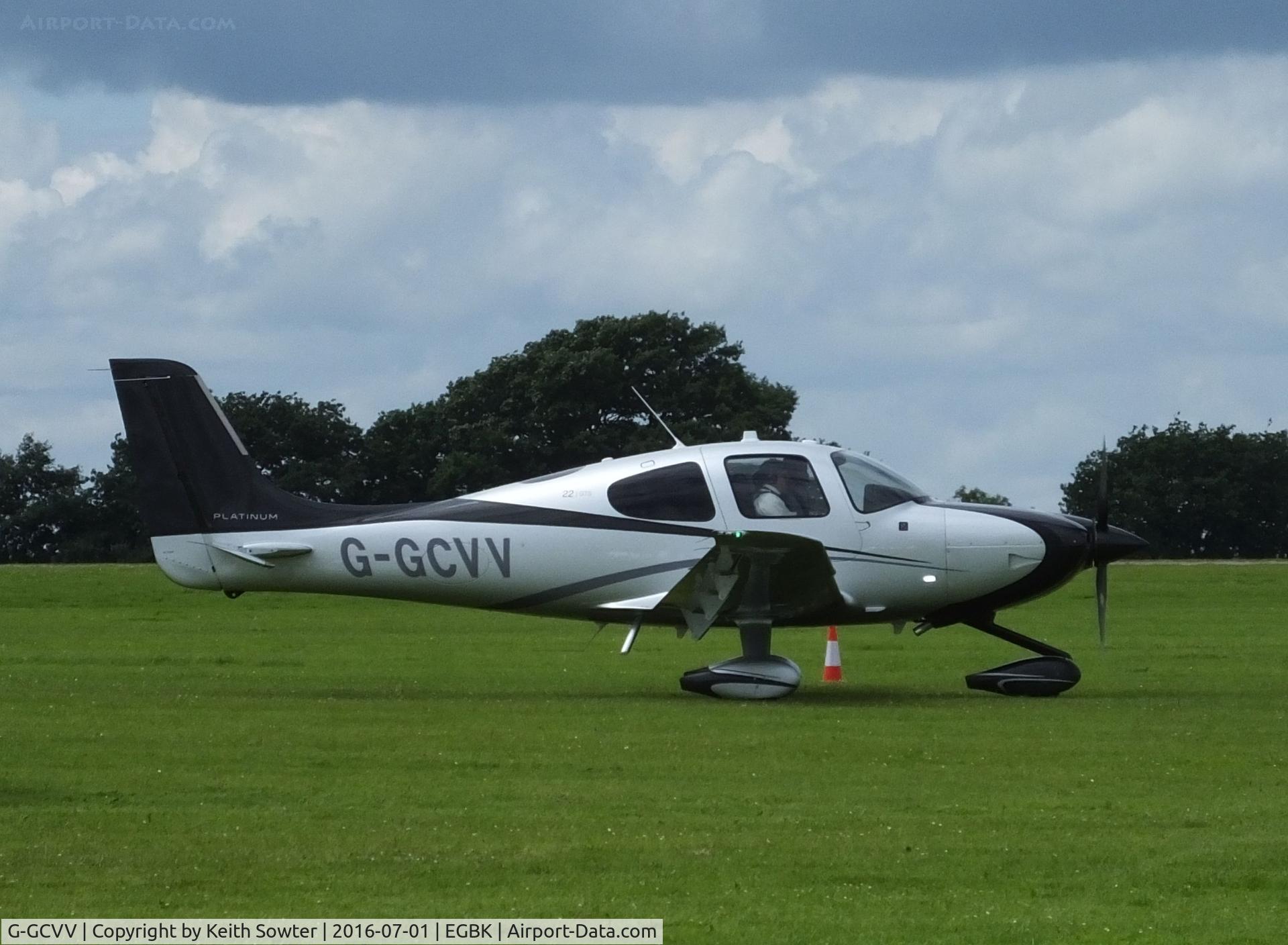 G-GCVV, 2015 Cirrus SR22 C/N 4244, visiting aircraft