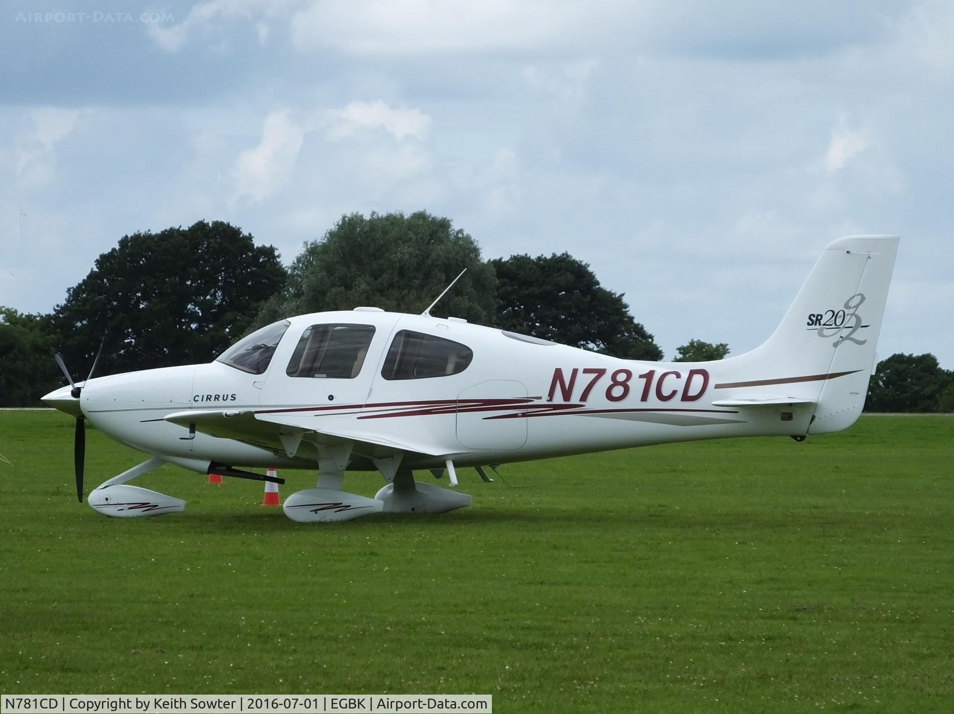 N781CD, 2004 Cirrus SR20 G2 C/N 1423, visiting aicraft