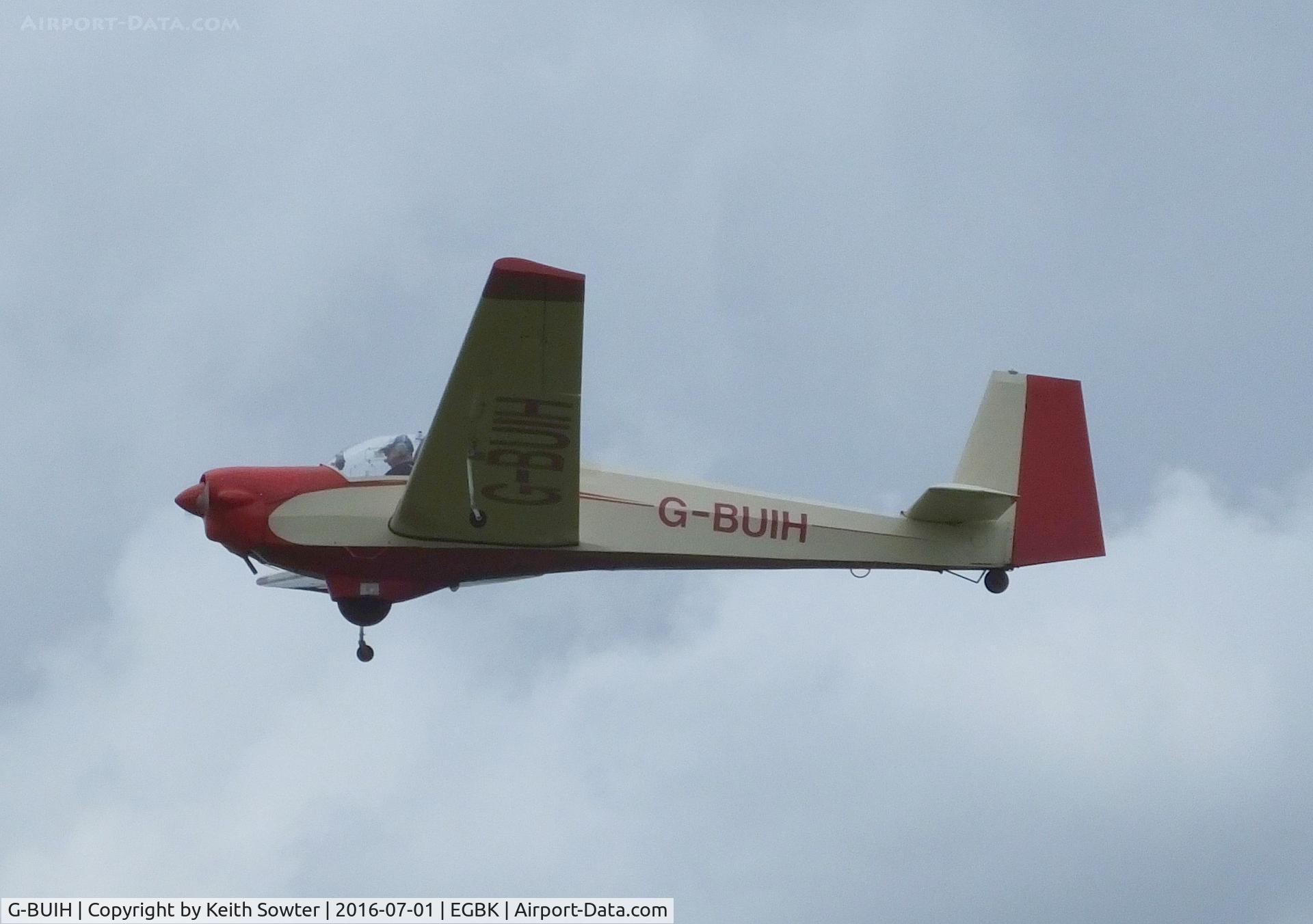 G-BUIH, 1977 Slingsby T-61F Venture T2 C/N 1876, departing