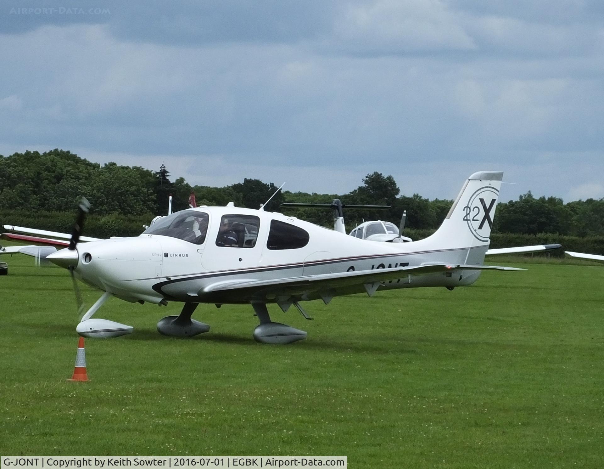 G-JONT, 2010 Cirrus SR22 G3-X C/N 3599, visiting aircraft