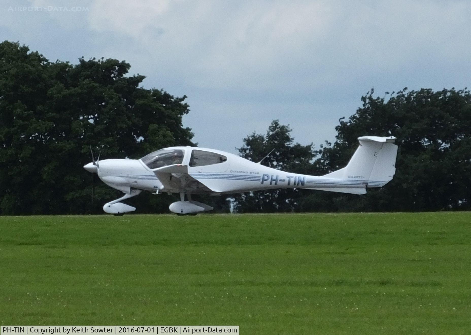 PH-TIN, 2008 Diamond DA-40DTDI Diamond Star C/N D4.205, visiting aircraft