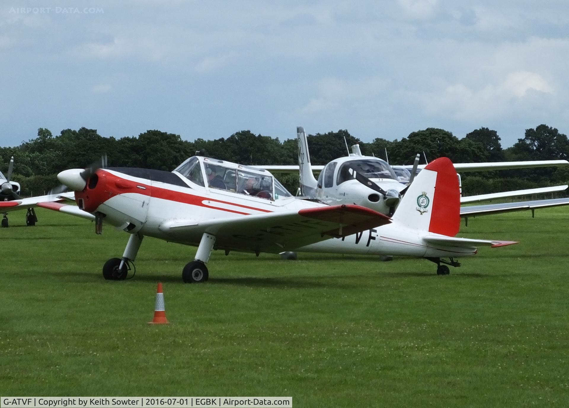G-ATVF, 1966 De Havilland DHC-1 Chipmunk 22 C/N C1/0265, visiting aircraft