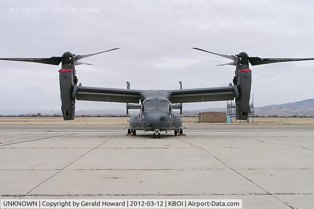 UNKNOWN, Miscellaneous Various C/N unknown, CV-22B with minimum markings.