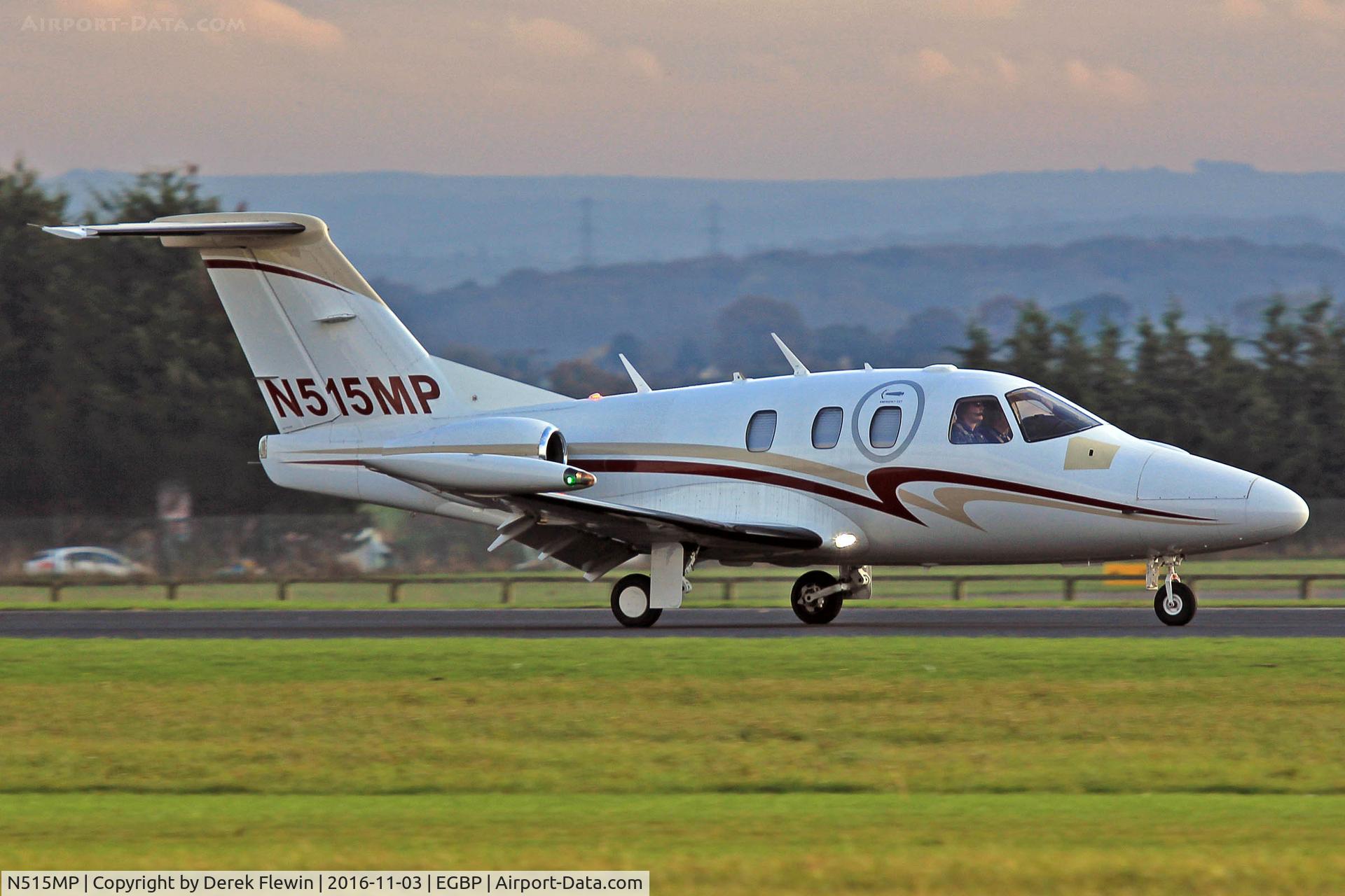 N515MP, 2007 Eclipse Aviation Corp EA500 C/N 000015, EA500, Valhall Flyg AB, Stockholm Bromma sweden based, seen landing on runway 26.