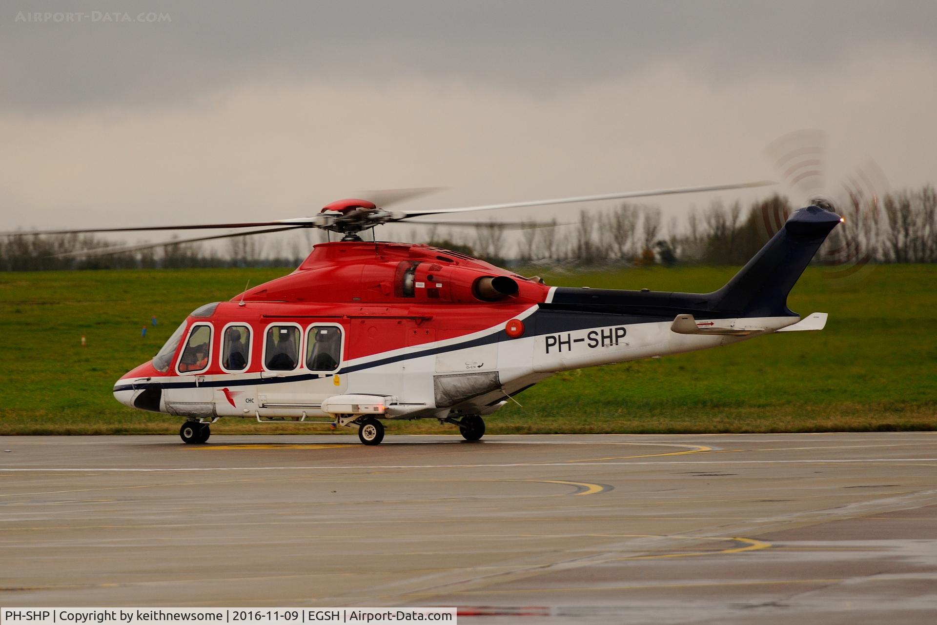 PH-SHP, 2007 AgustaWestland AW-139 C/N 31099, Evening Visitor.