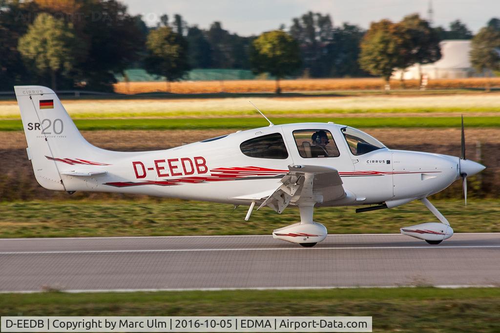 D-EEDB, Cirrus SR20 G3 C/N 2015, good paint scheme!