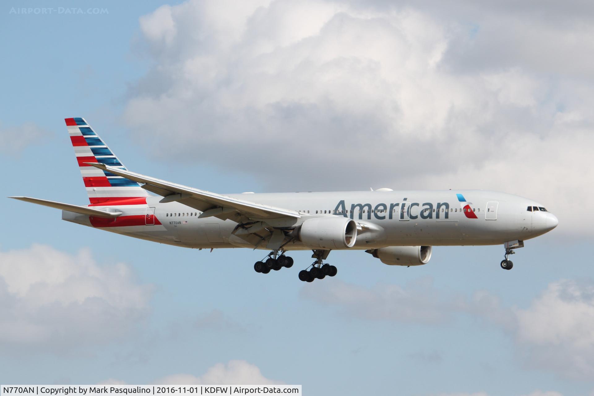 N770AN, 1999 Boeing 777-223 C/N 29578, Boeing 777-200