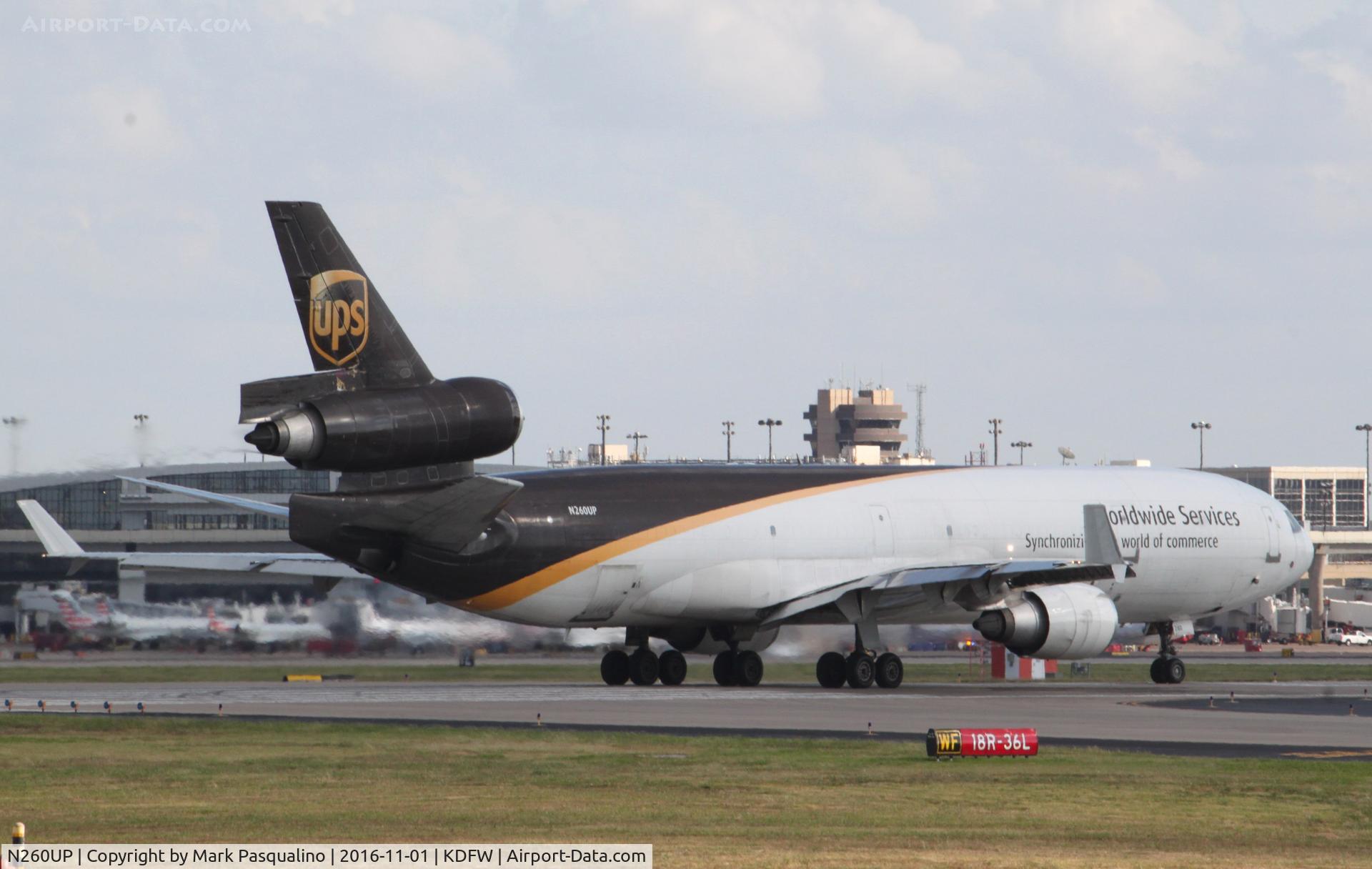N260UP, 1992 McDonnell Douglas MD-11F C/N 48418, MD-11F