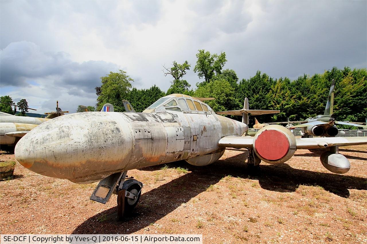 SE-DCF, 1953 Gloster Meteor TT.20 C/N AW5562, Gloster Meteor TT.20, Preserved at Savigny-Les Beaune Museum
