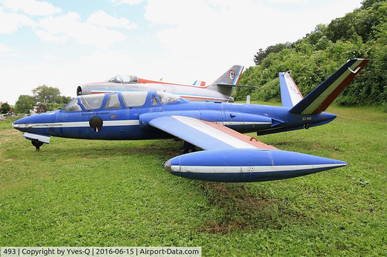 493, Fouga CM-170R Magister C/N 14, Fouga CM-170R Magister, Preserved at Savigny-Les Beaune Museum
