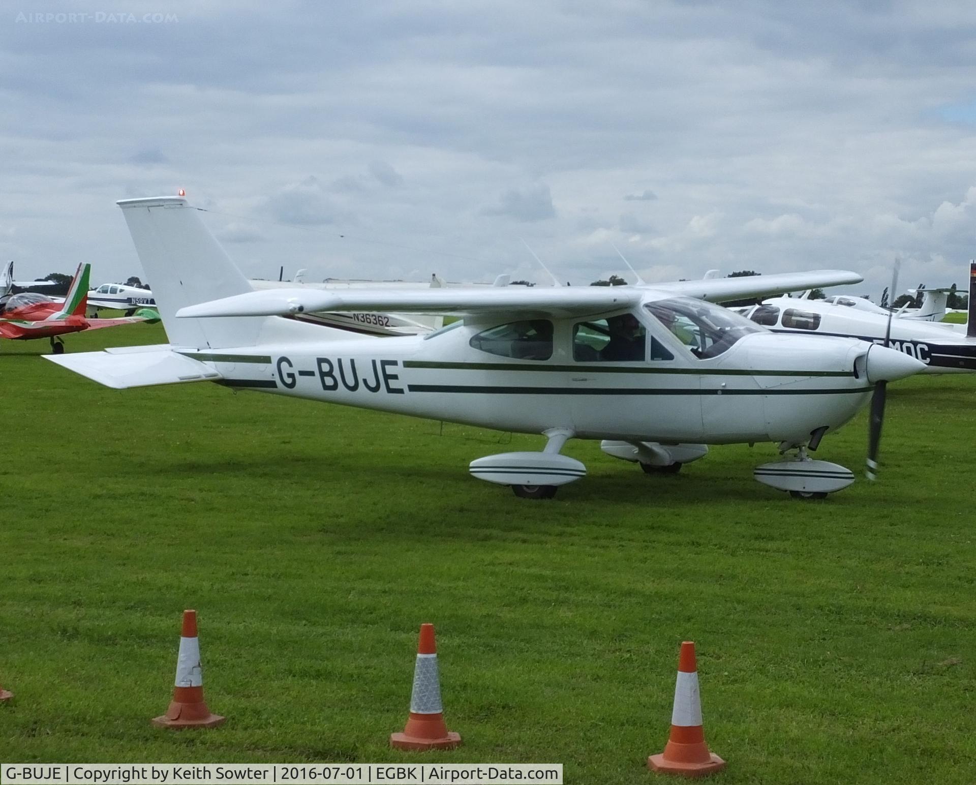 G-BUJE, 1973 Cessna 177B Cardinal C/N 177-01920, visiting aircraft