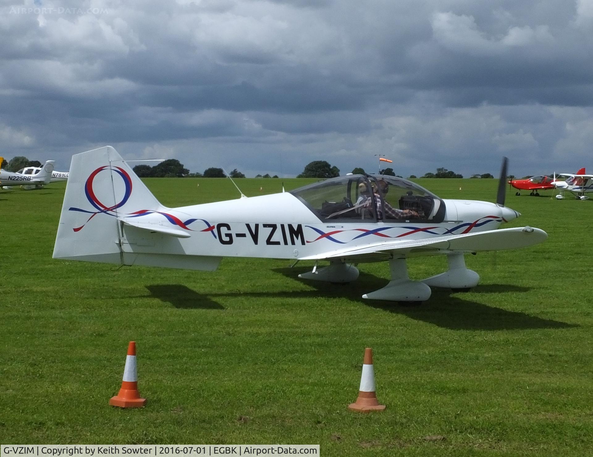 G-VZIM, 2007 Alpha R2160 C/N 160A-07012, visiting aircraft